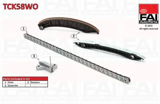 Steuerkettensatz oben FAI AutoParts TCK58WO Bild Steuerkettensatz oben FAI AutoParts TCK58WO