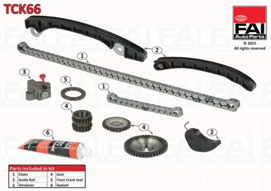Steuerkettensatz oben unten FAI AutoParts TCK66 Bild Steuerkettensatz oben unten FAI AutoParts TCK66