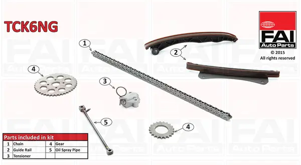 Steuerkettensatz oben FAI AutoParts TCK6NG