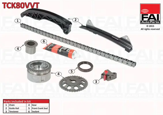 Steuerkettensatz oben FAI AutoParts TCK80VVT
