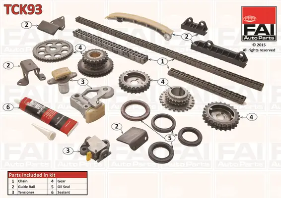 Steuerkettensatz oben FAI AutoParts TCK93