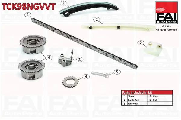 Steuerkettensatz oben FAI AutoParts TCK98NGVVT