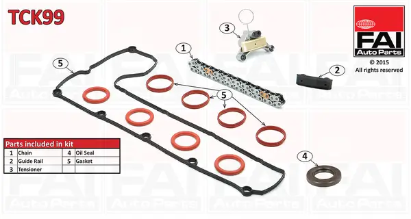 Steuerkettensatz FAI AutoParts TCK99