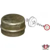 Schutzdeckel, Radnabe Hinterachse JP GROUP 1151450200