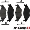 Bremsbelagsatz, Scheibenbremse Vorderachse JP GROUP 1163600110
