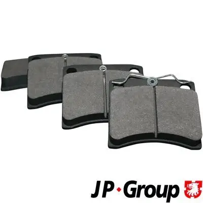 Bremsbelagsatz, Scheibenbremse Vorderachse JP GROUP 1163606610
