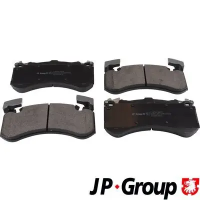 Bremsbelagsatz, Scheibenbremse Vorderachse JP GROUP 1163613410 Bild Bremsbelagsatz, Scheibenbremse Vorderachse JP GROUP 1163613410