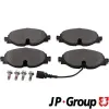 Bremsbelagsatz, Scheibenbremse Vorderachse JP GROUP 1163613910