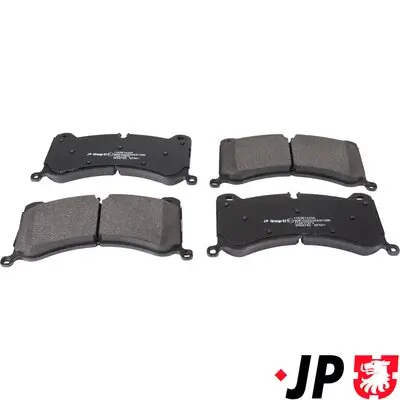 Bremsbelagsatz, Scheibenbremse Vorderachse JP GROUP 1163614200
