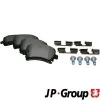 Bremsbelagsatz, Scheibenbremse Hinterachse JP GROUP 1163705410
