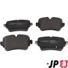 Bremsbelagsatz, Scheibenbremse Hinterachse JP GROUP 1163714110