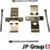 Zubehörsatz, Scheibenbremsbelag Vorderachse JP GROUP 1164004110