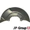 Spritzblech, Bremsscheibe Vorderachse links JP GROUP 1164200470