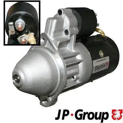 Starter 12 V 2,2 kW JP GROUP 1190303600 Bild Starter 12 V 2,2 kW JP GROUP 1190303600