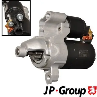 Starter 12 V 1,1 kW JP GROUP 1190305700 Bild Starter 12 V 1,1 kW JP GROUP 1190305700