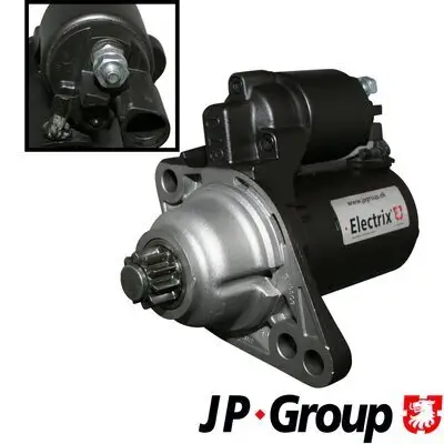 Starter 12 V 0,9 kW JP GROUP 1190306100 Bild Starter 12 V 0,9 kW JP GROUP 1190306100