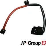 Sensor, Bremsbelagverschleiß Hinterachse links Hinterachse rechts JP GROUP 1197300200