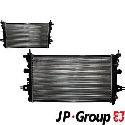 Kühler, Motorkühlung JP GROUP 1214203200 Bild Kühler, Motorkühlung JP GROUP 1214203200