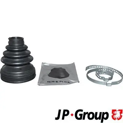 Faltenbalgsatz, Antriebswelle Vorderachse getriebeseitig JP GROUP 1243701110