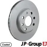Bremsscheibe Vorderachse JP GROUP 1263104600