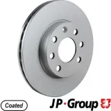 Bremsscheibe Vorderachse JP GROUP 1263105400