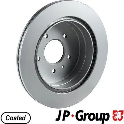 Bremsscheibe Hinterachse JP GROUP 1263203800 Bild Bremsscheibe Hinterachse JP GROUP 1263203800