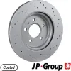 Bremsscheibe Hinterachse JP GROUP 1263204100 Bild Bremsscheibe Hinterachse JP GROUP 1263204100