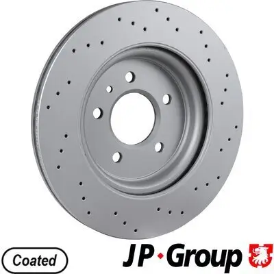 Bremsscheibe Hinterachse JP GROUP 1263204100 Bild Bremsscheibe Hinterachse JP GROUP 1263204100