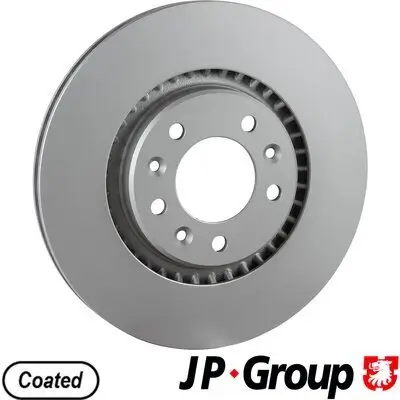 Bremsscheibe Hinterachse JP GROUP 1263204800