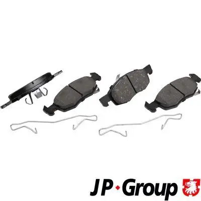 Bremsbelagsatz, Scheibenbremse Vorderachse JP GROUP 1263607710