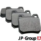 Bremsbelagsatz, Scheibenbremse Hinterachse JP GROUP 1263700410