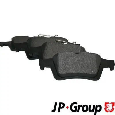 Bremsbelagsatz, Scheibenbremse Hinterachse JP GROUP 1263700610