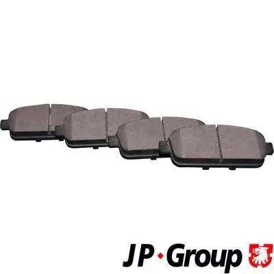 Bremsbelagsatz, Scheibenbremse Hinterachse JP GROUP 1263701510 Bild Bremsbelagsatz, Scheibenbremse Hinterachse JP GROUP 1263701510