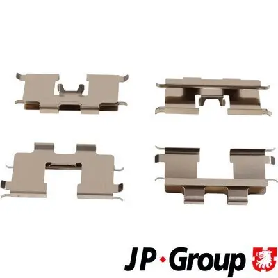 Zubehörsatz, Scheibenbremsbelag Hinterachse JP GROUP 1264004910 Bild Zubehörsatz, Scheibenbremsbelag Hinterachse JP GROUP 1264004910