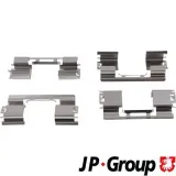 Zubehörsatz, Scheibenbremsbelag Vorderachse JP GROUP 1264005610