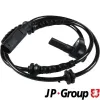 Sensor, Raddrehzahl Vorderachse links Vorderachse rechts JP GROUP 1297100500