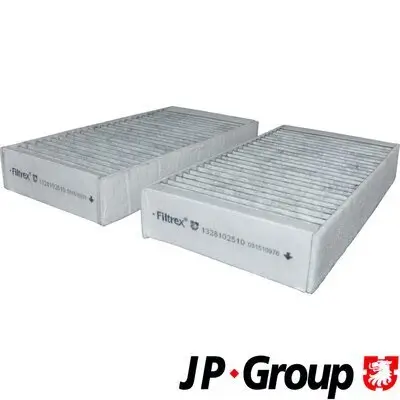 Filtersatz, Innenraumluft JP GROUP 1328102510 Bild Filtersatz, Innenraumluft JP GROUP 1328102510