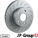 Bremsscheibe Vorderachse JP GROUP 1363105600