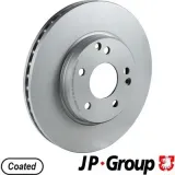 Bremsscheibe Vorderachse JP GROUP 1363106600