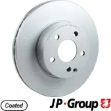 Bremsscheibe Vorderachse JP GROUP 1363107400