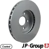 Bremsscheibe Vorderachse JP GROUP 1363107600 Bild Bremsscheibe Vorderachse JP GROUP 1363107600