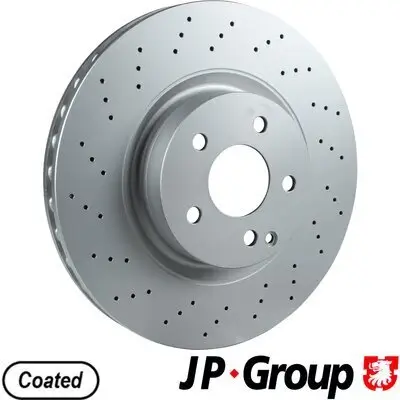 Bremsscheibe Vorderachse JP GROUP 1363107800