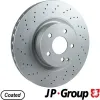 Bremsscheibe Vorderachse JP GROUP 1363107800