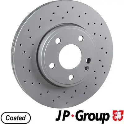 Bremsscheibe Vorderachse JP GROUP 1363109100