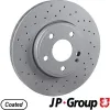 Bremsscheibe Vorderachse JP GROUP 1363109100