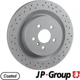Bremsscheibe Hinterachse JP GROUP 1363204900