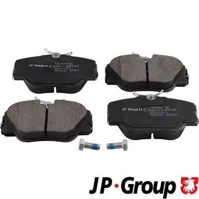 Bremsbelagsatz, Scheibenbremse Vorderachse JP GROUP 1363600110 Bild Bremsbelagsatz, Scheibenbremse Vorderachse JP GROUP 1363600110
