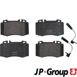 Bremsbelagsatz, Scheibenbremse Vorderachse JP GROUP 1363602410