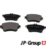 Bremsbelagsatz, Scheibenbremse Vorderachse JP GROUP 1363607110