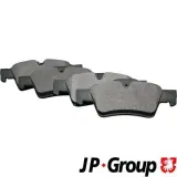 Bremsbelagsatz, Scheibenbremse Hinterachse JP GROUP 1363701210